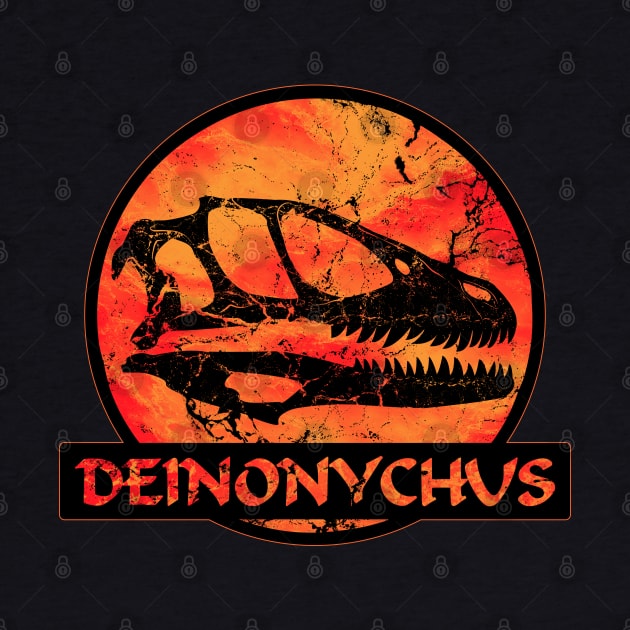 Deinonychus by NicGrayTees